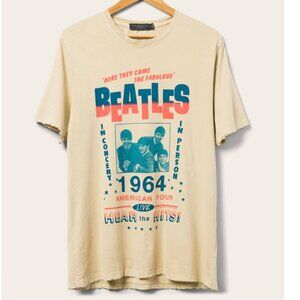 Junk Food The Beatles 1964 Tour Vintage Tee